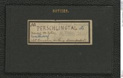 Seite 1, Tagebuch "Perschlingtal etc." (NHMW-PRAE-BBB-30)